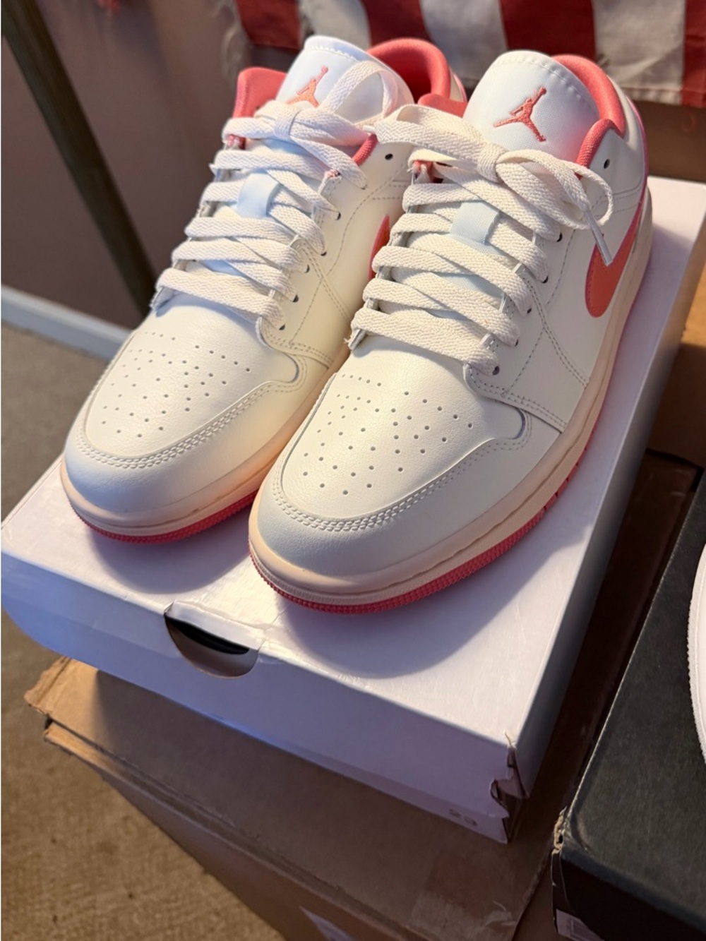 Nike Air Jordan 1 Low Sail Guava Ice Pink Salt